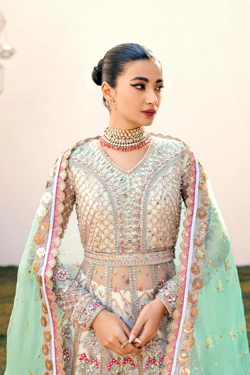 Ezra | Wedding Collection | Sage - Rang-e-Khaas