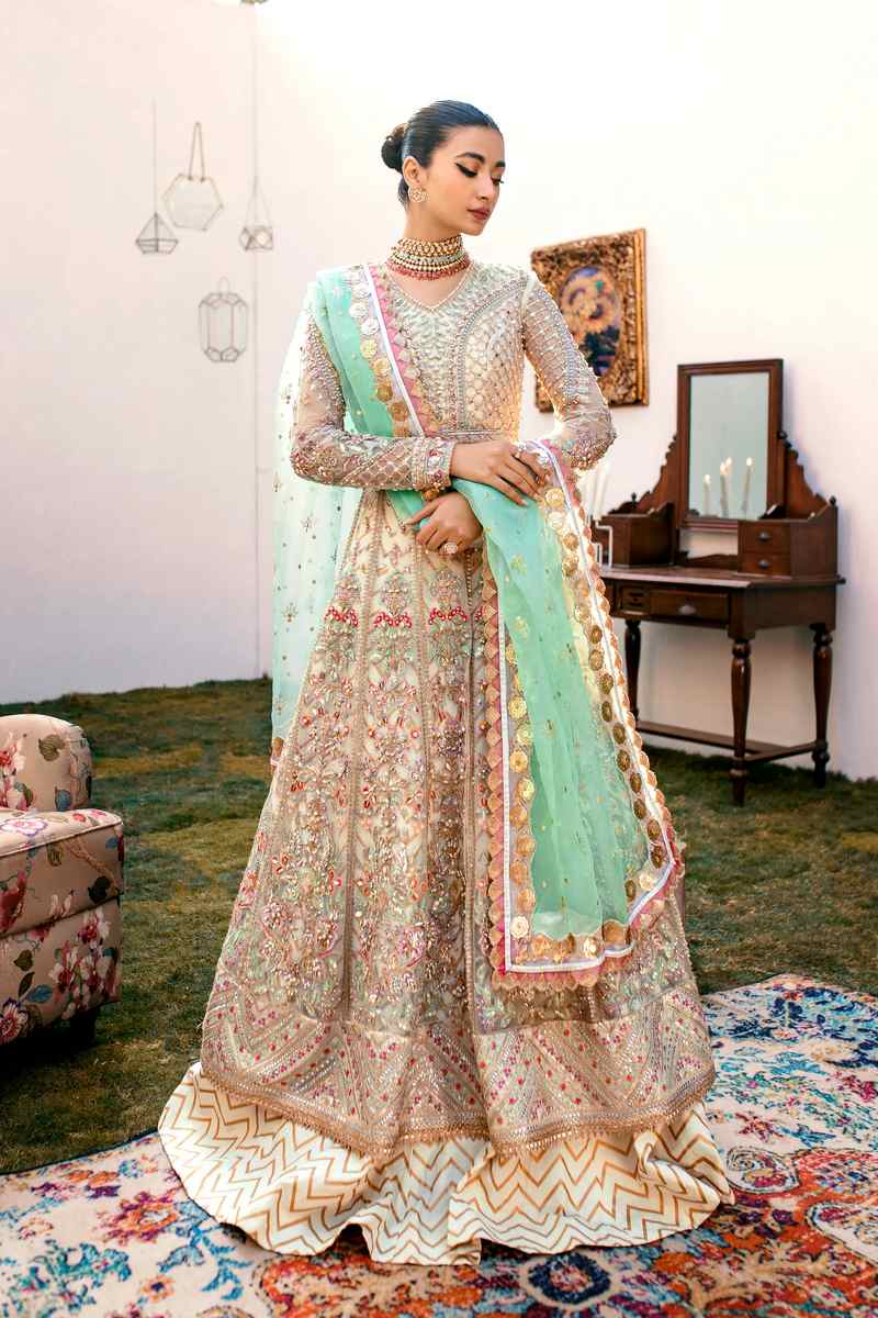 Ezra | Wedding Collection | Sage - Rang-e-Khaas