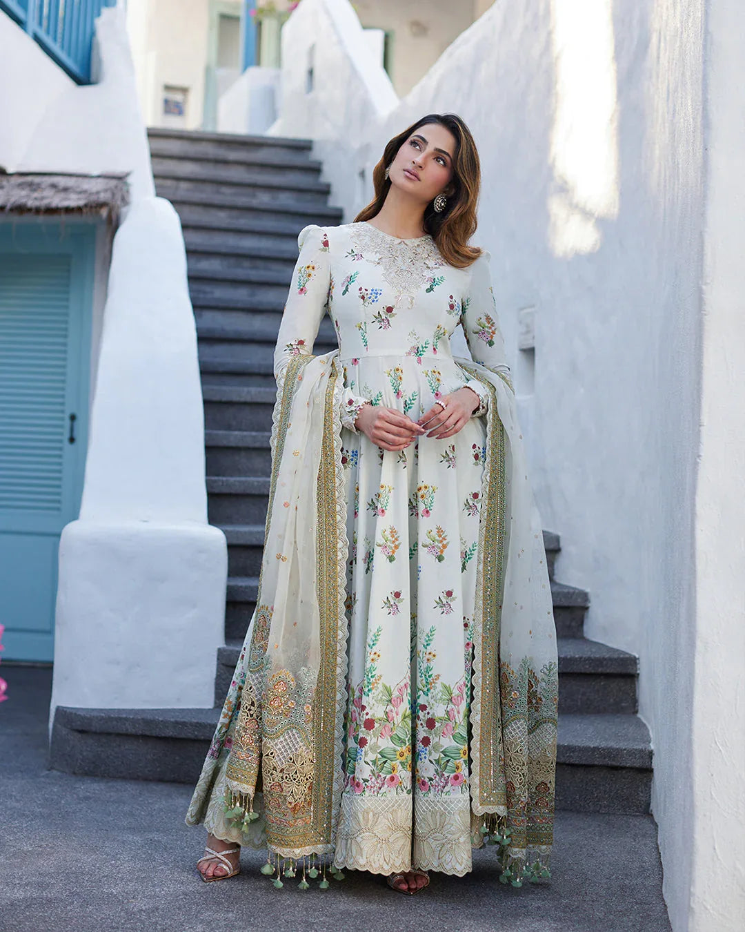 FAIZA SAQLAIN | Avelina - LAWN ' 24 - Rang-e-Khaas
