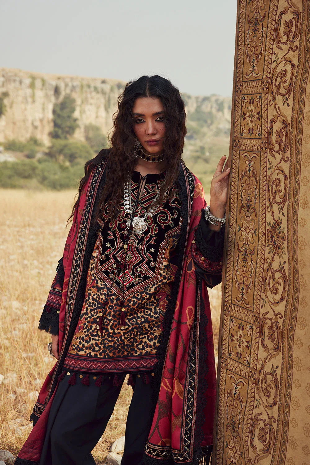 Saira Rizwan | Winter Khaddar 25 | NAZ-SRW25-09 - Rang-e-Khaas