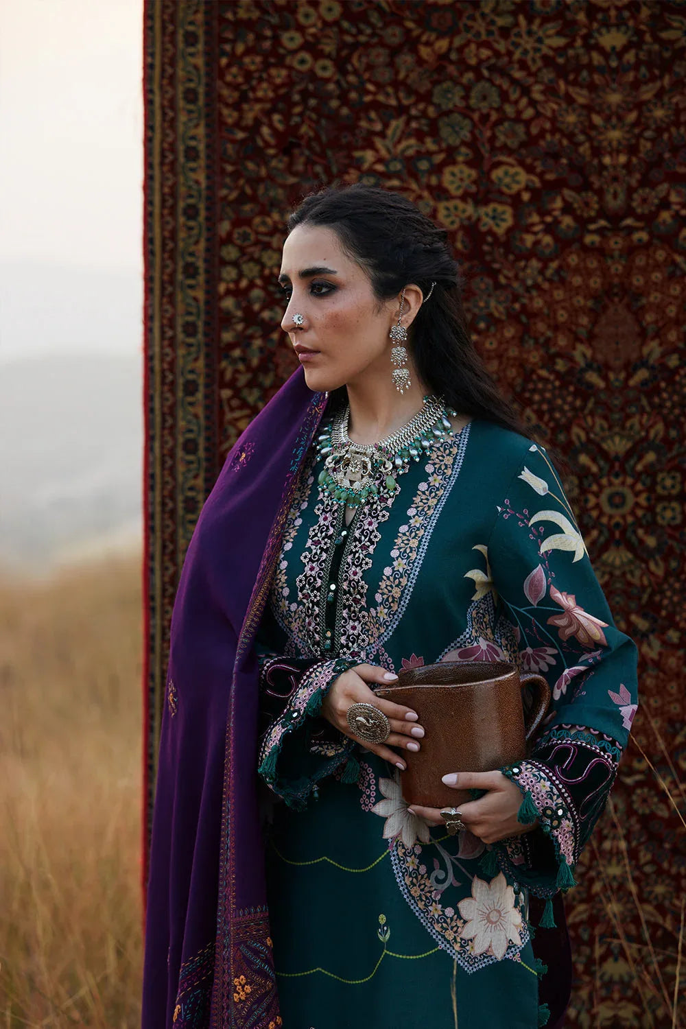 Saira Rizwan | Winter Khaddar 25 |SERENEH-SRW25-06 - Rang-e-Khaas