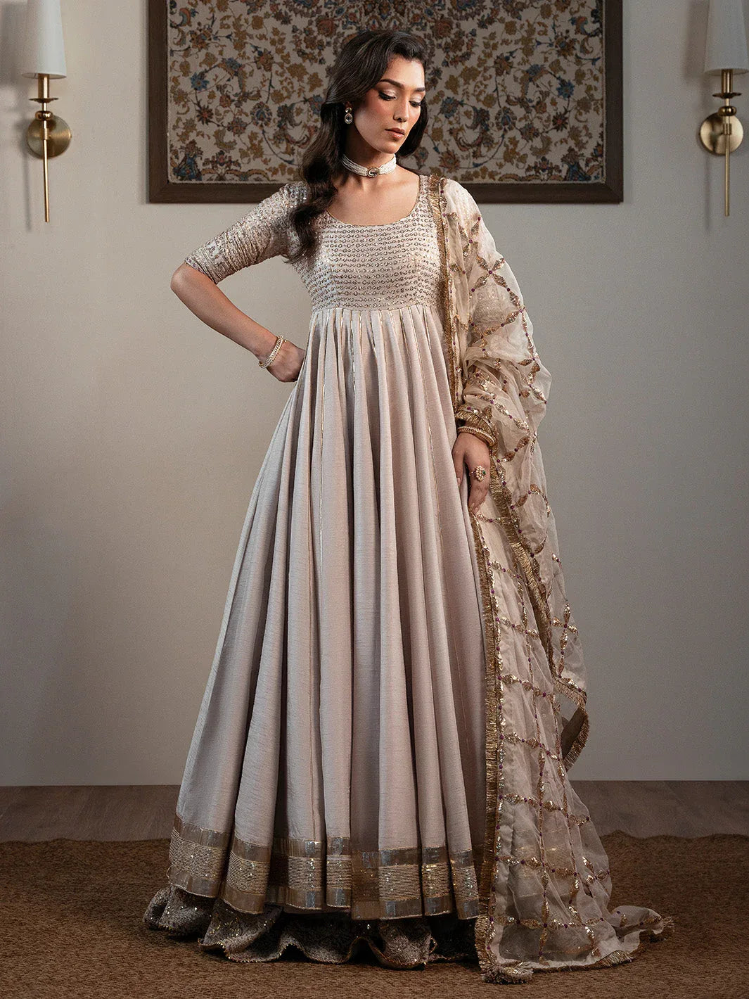 Faiza Faisal | Zareen Luxury Formals | DUCHESS - Rang-e-Khaas