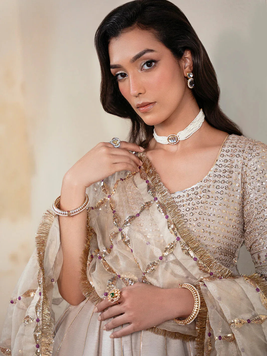 Faiza Faisal | Zareen Luxury Formals | DUCHESS - Rang-e-Khaas