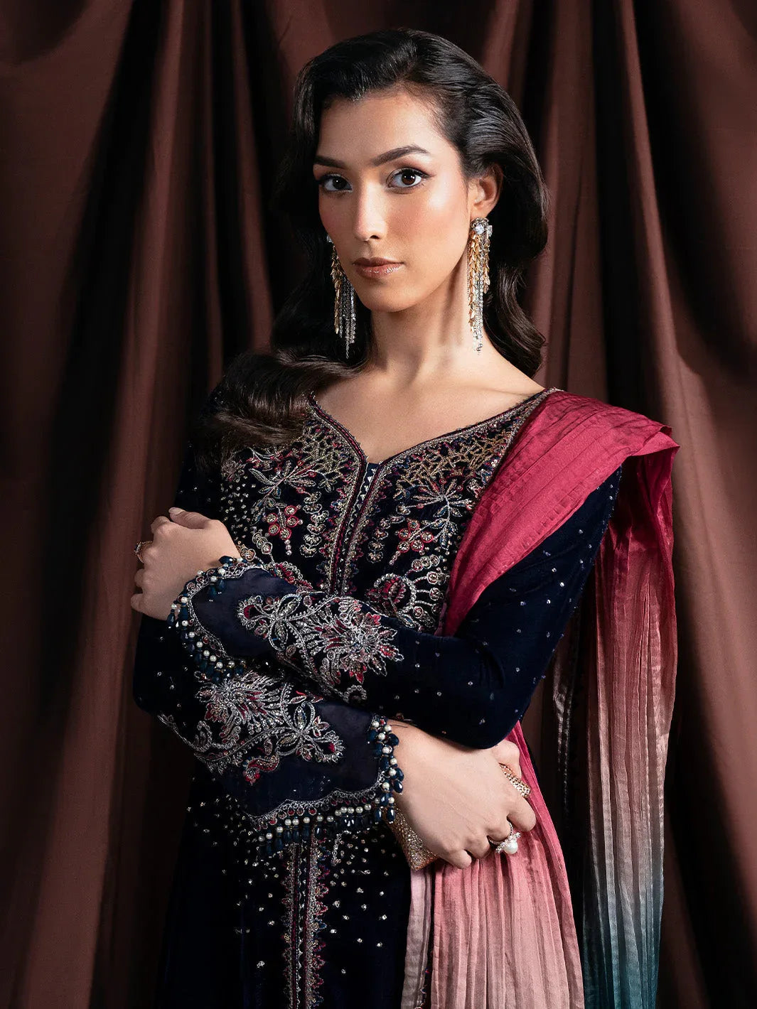 Faiza Faisal | Solene Luxury Velvets | ECLAT - Rang-e-Khaas
