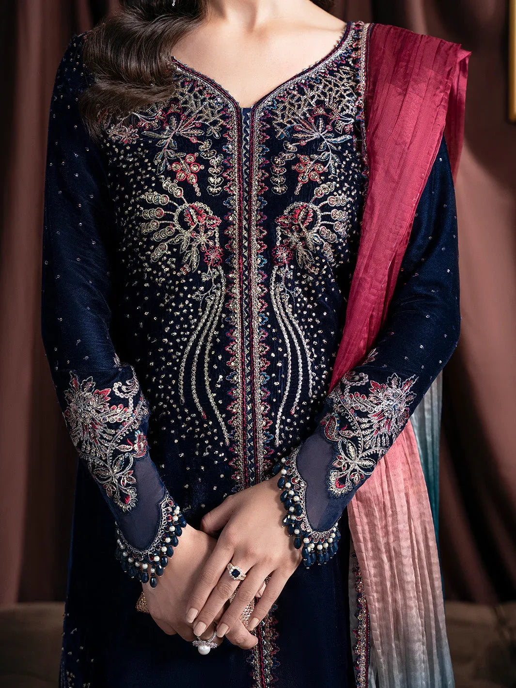Faiza Faisal | Solene Luxury Velvets | ECLAT - Rang-e-Khaas