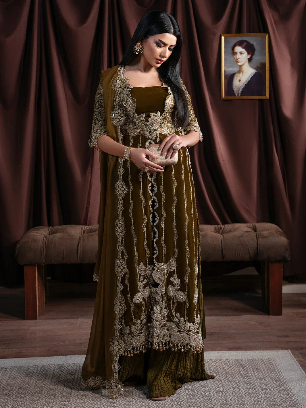 Faiza Faisal | Solene Luxury Velvets | EVANIA - Rang-e-Khaas