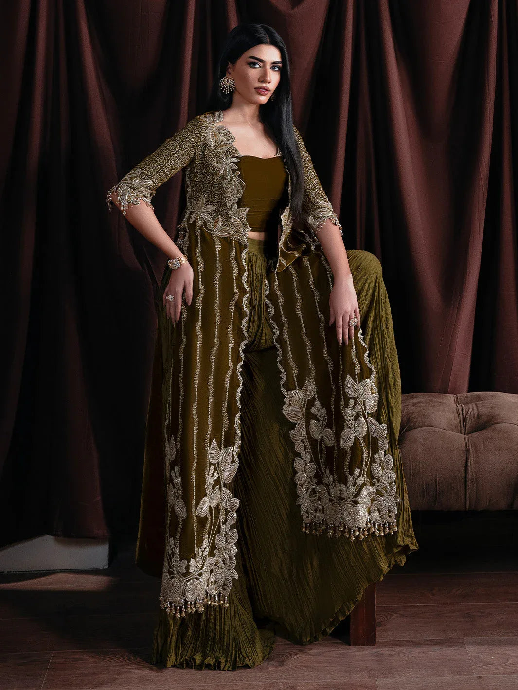 Faiza Faisal | Solene Luxury Velvets | EVANIA - Rang-e-Khaas