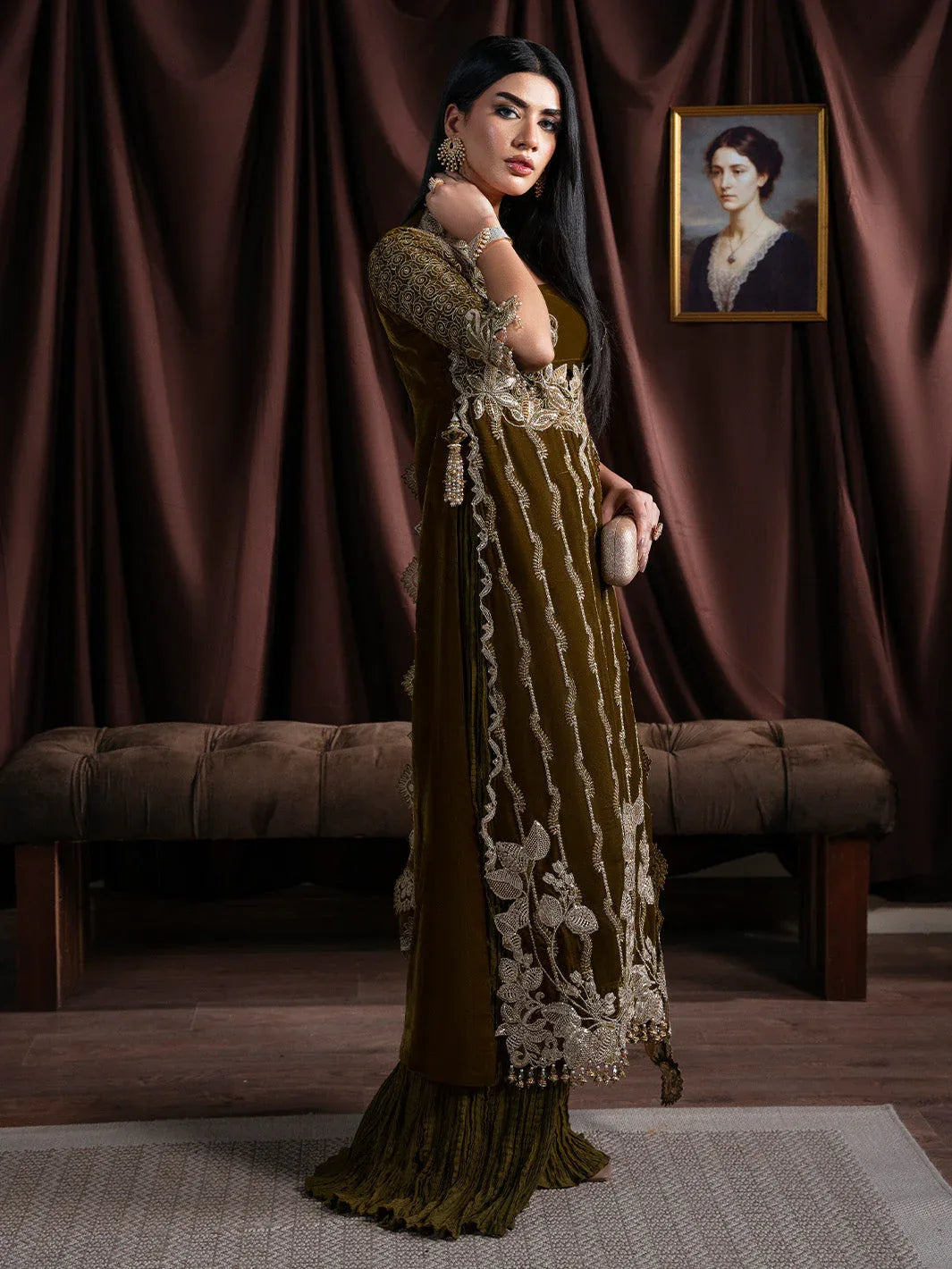 Faiza Faisal | Solene Luxury Velvets | EVANIA - Rang-e-Khaas