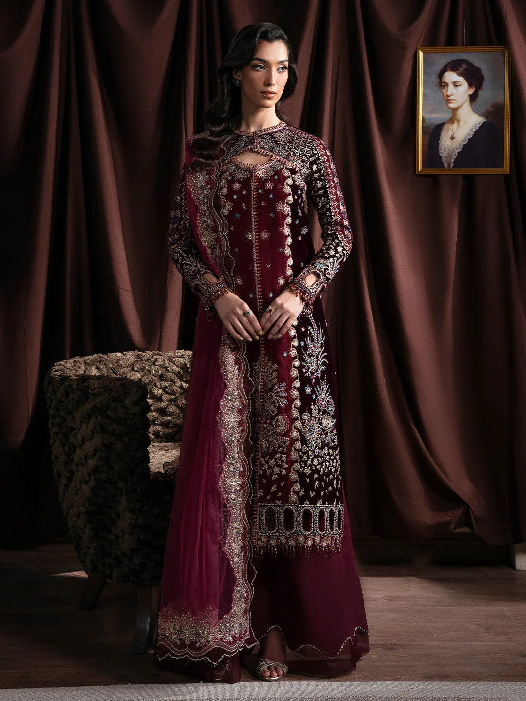 Faiza Faisal | Solene Luxury Velvets | RAVENA - Rang-e-Khaas