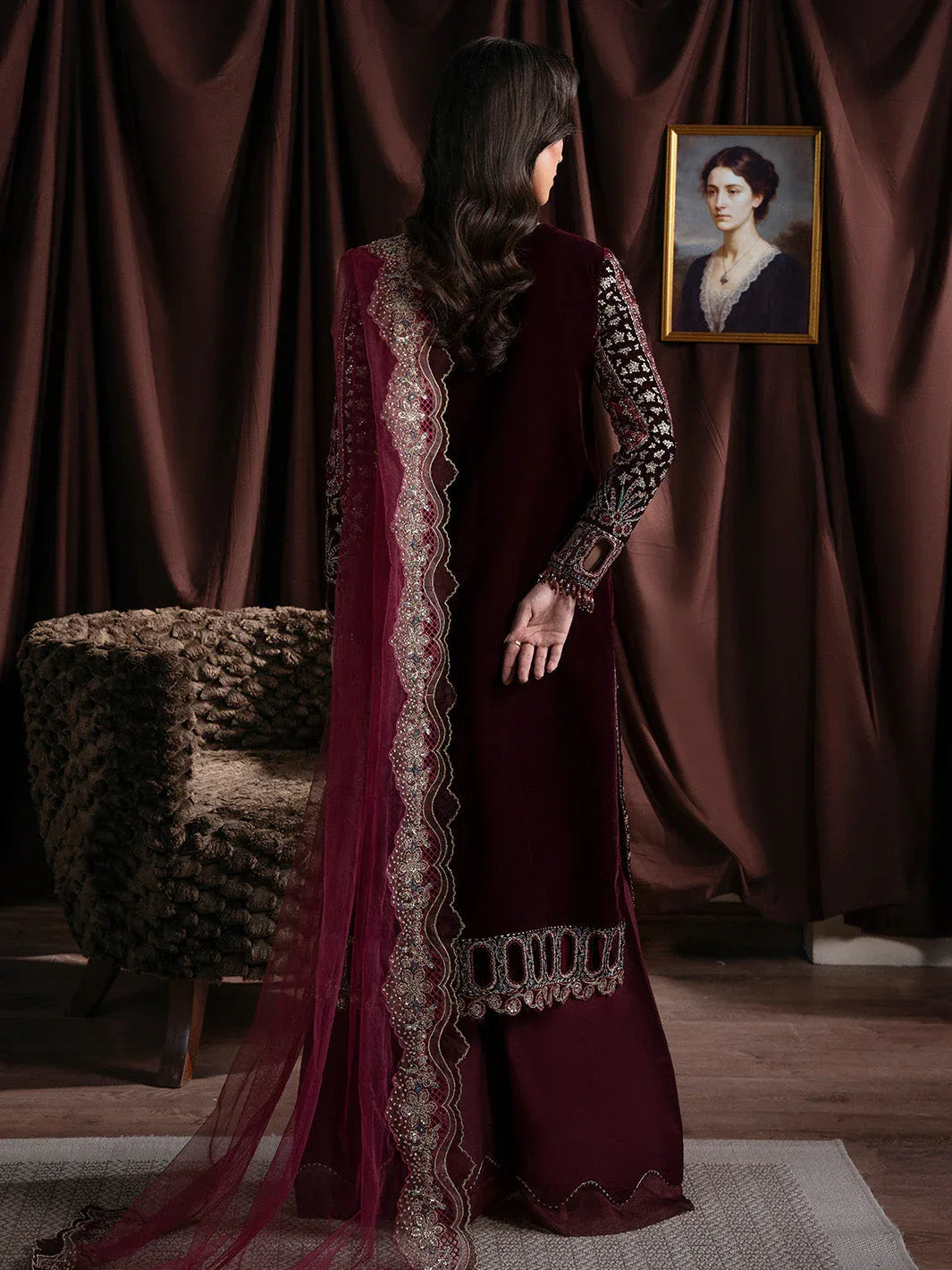Faiza Faisal | Solene Luxury Velvets | RAVENA - Rang-e-Khaas