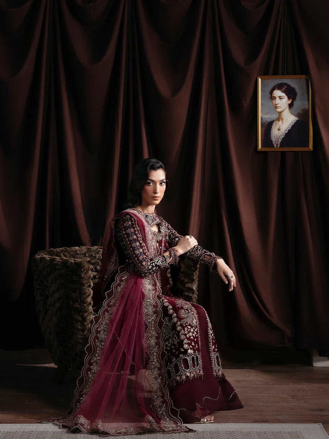 Faiza Faisal | Solene Luxury Velvets | RAVENA - Rang-e-Khaas