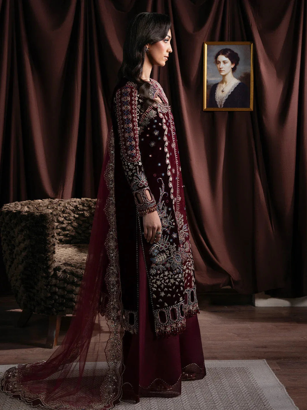 Faiza Faisal | Solene Luxury Velvets | RAVENA - Rang-e-Khaas