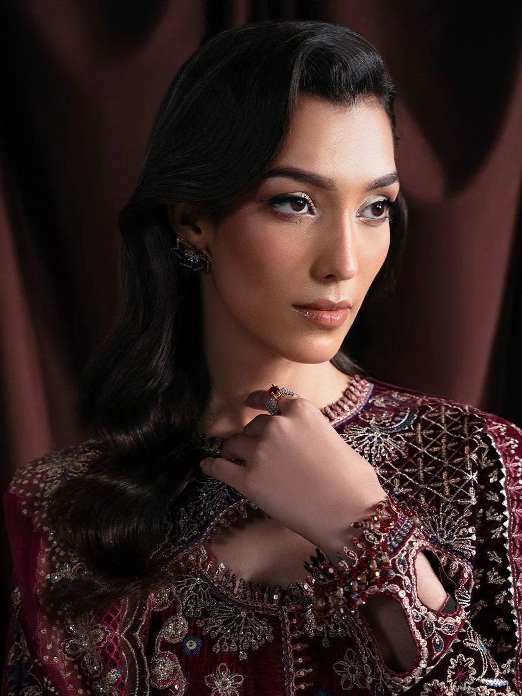 Faiza Faisal | Solene Luxury Velvets | RAVENA - Rang-e-Khaas