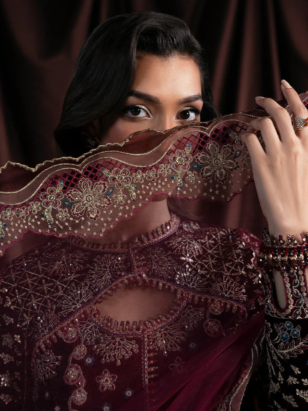 Faiza Faisal | Solene Luxury Velvets | RAVENA - Rang-e-Khaas