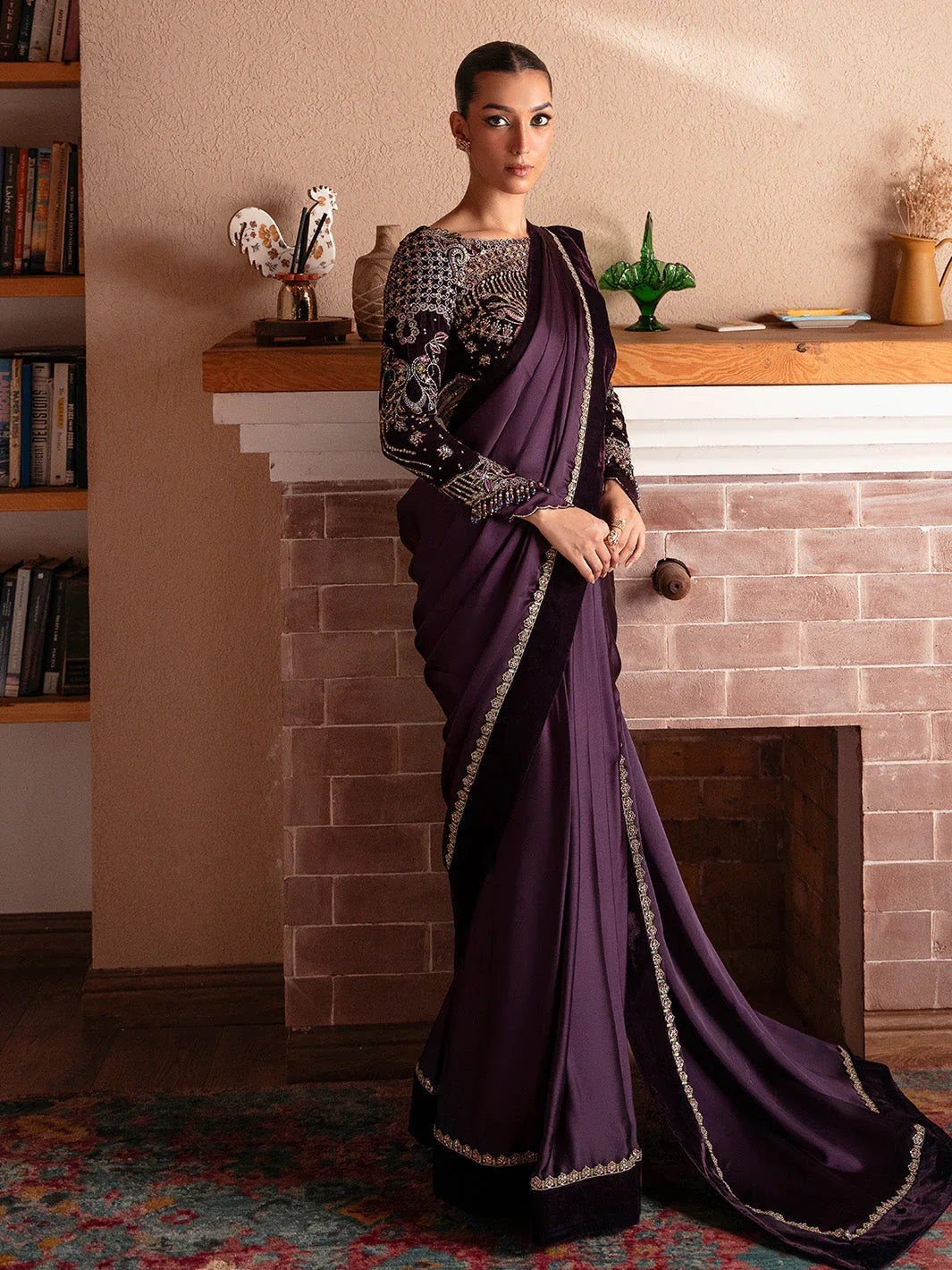 Faiza Faisal | Solene Luxury Velvets | VELORA - Rang-e-Khaas
