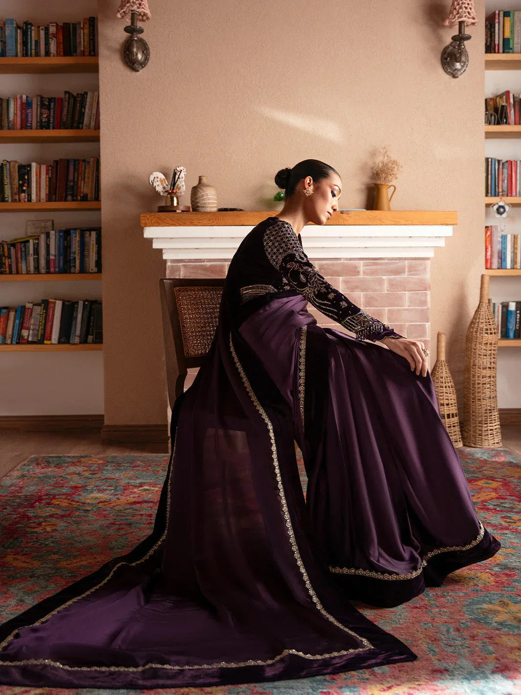 Faiza Faisal | Solene Luxury Velvets | VELORA - Rang-e-Khaas