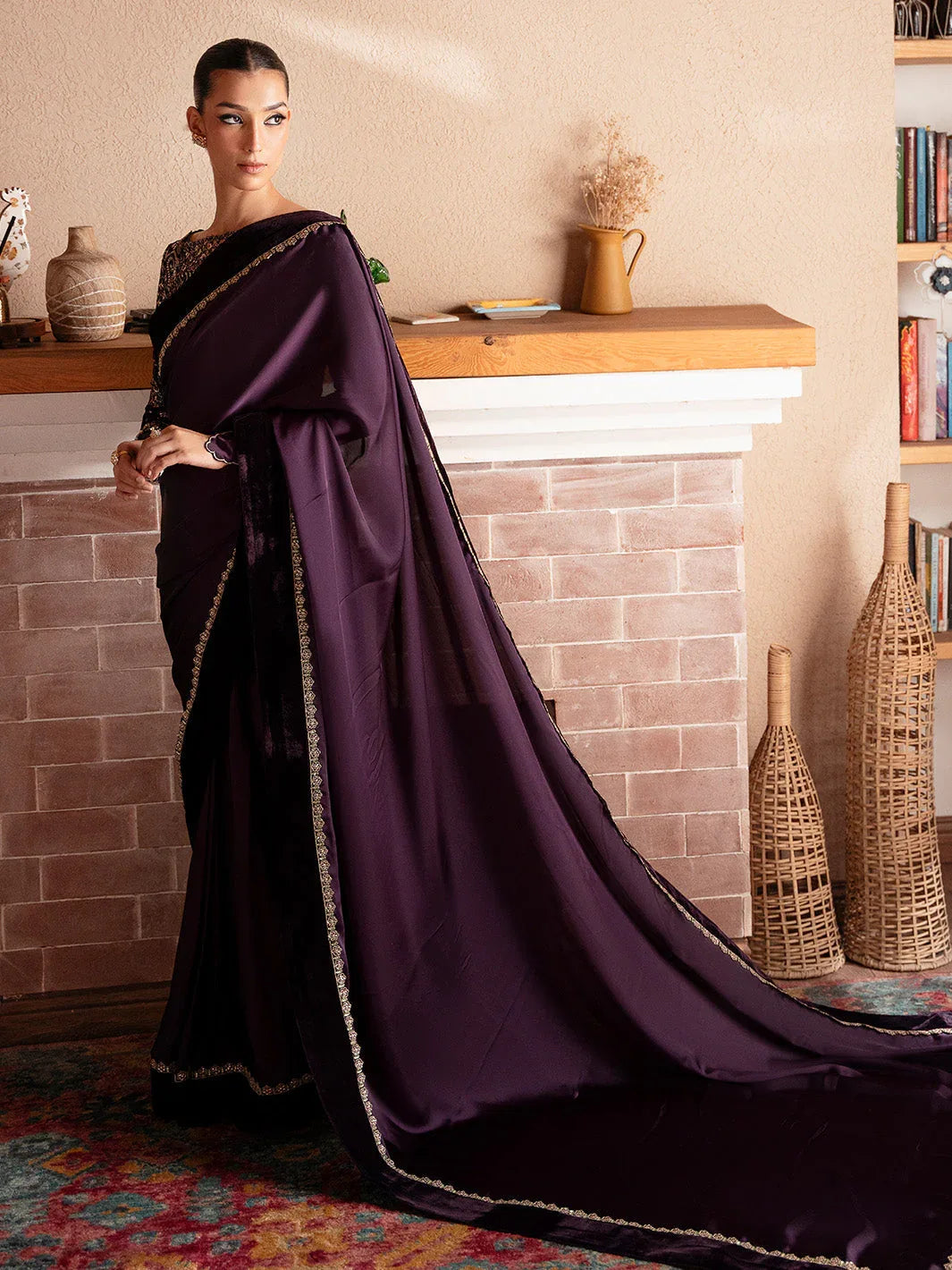 Faiza Faisal | Solene Luxury Velvets | VELORA - Rang-e-Khaas