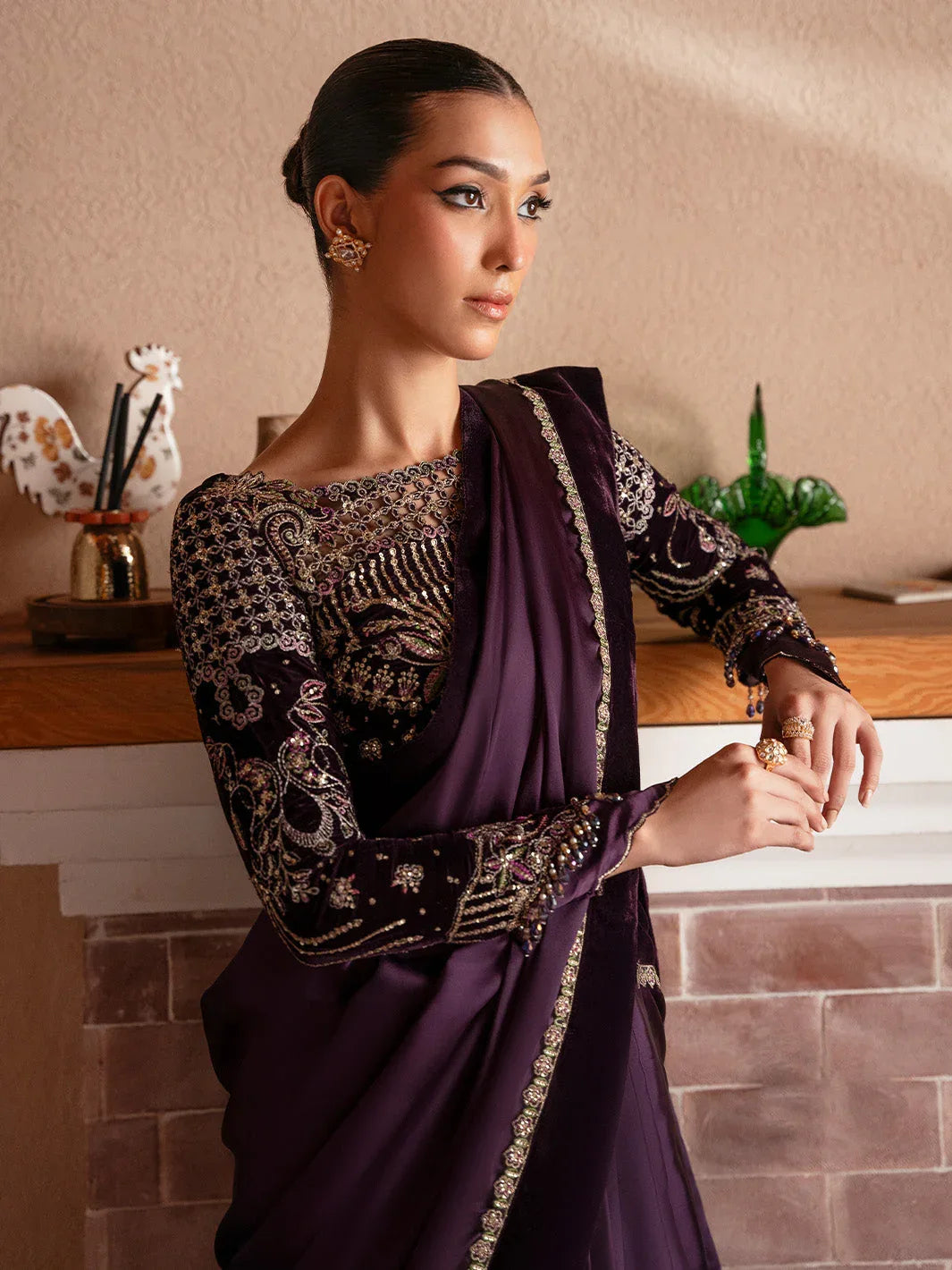 Faiza Faisal | Solene Luxury Velvets | VELORA - Rang-e-Khaas