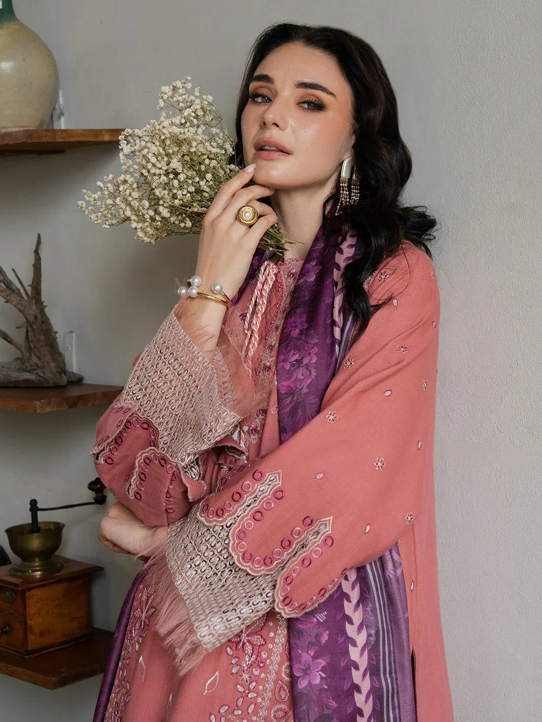 Faiza Faisal | Dastaan Khaddar 25 | ROSEATE - Rang-e-Khaas
