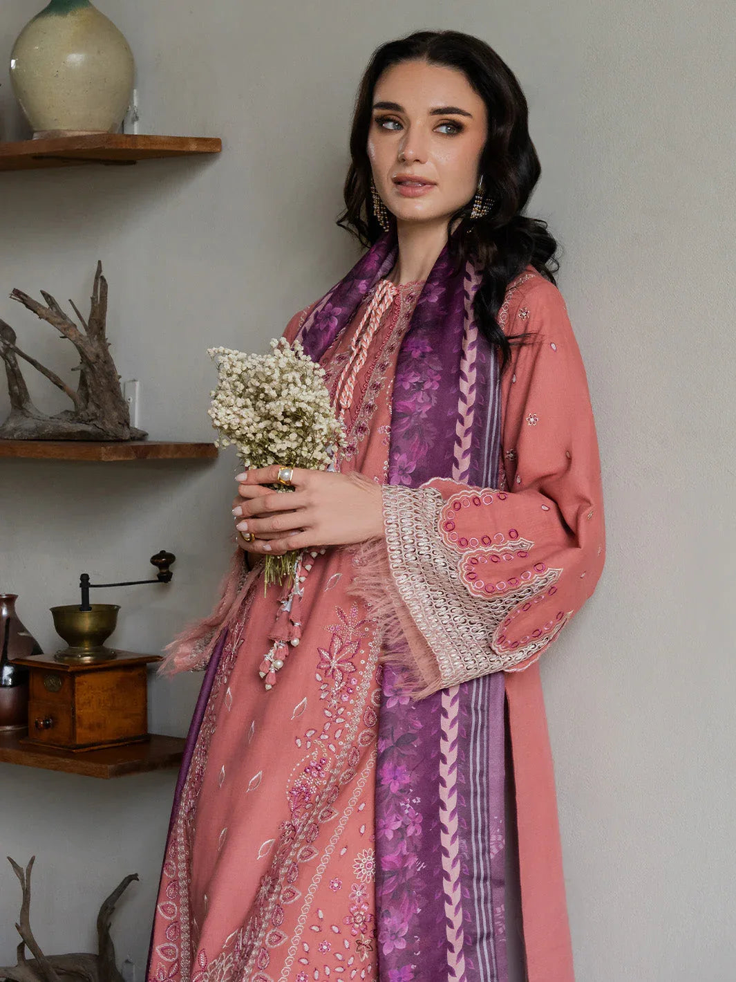Faiza Faisal | Dastaan Khaddar 25 | ROSEATE - Rang-e-Khaas