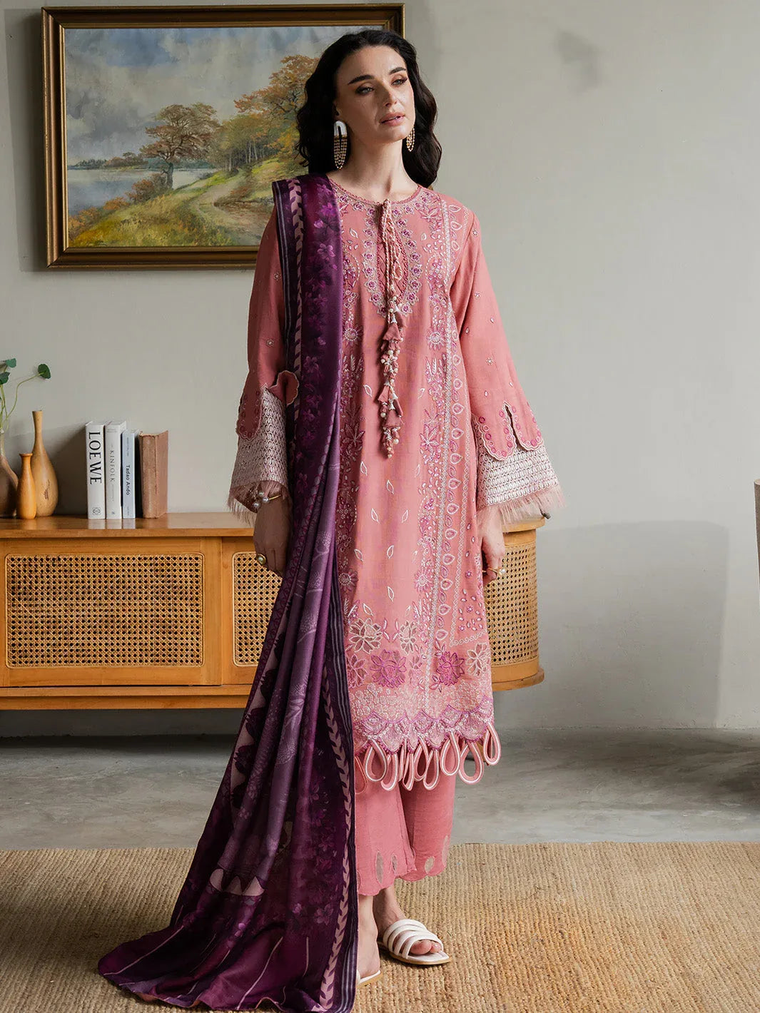 Faiza Faisal | Dastaan Khaddar 25 | ROSEATE - Rang-e-Khaas