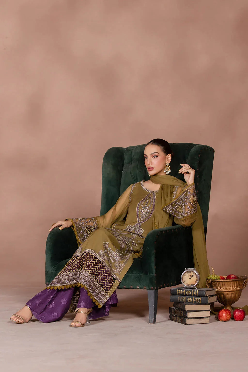Flossie | Studio RTW | TANSY GREEN - Rang-e-Khaas