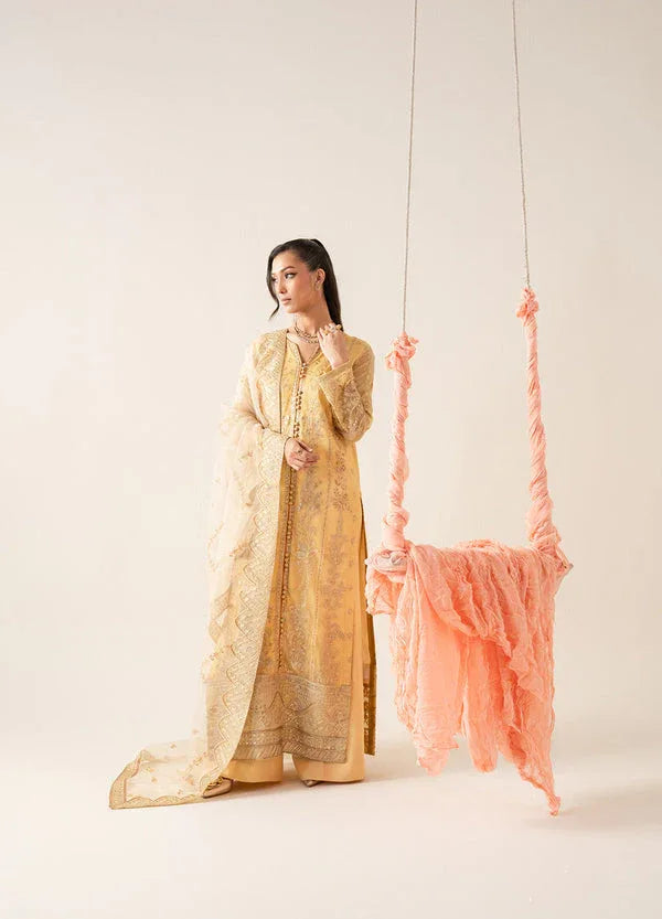 Maryum N Maria | Zaib Luxury | Embroirdered Chiffon LYA - FS50126 - Rang-e-Khaas