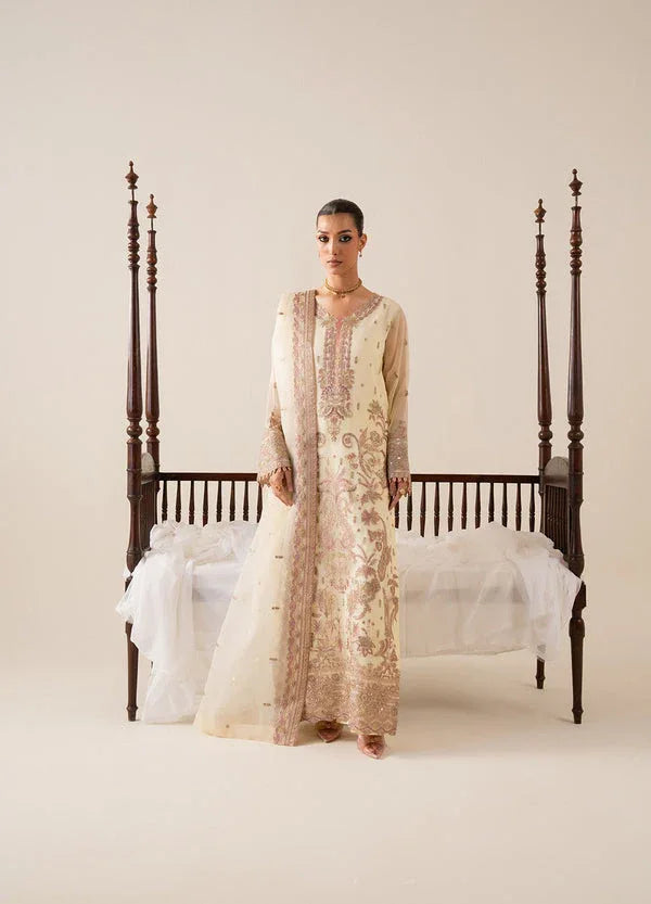 Maryum N Maria | Zaib Luxury |  Embroirdered Chiffon LILI - FS50128 - Rang-e-Khaas