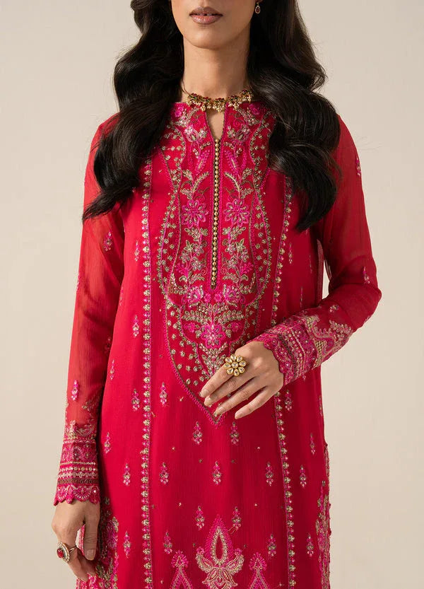 Maryum N Maria | Zaib Luxury | Embroirdered Chiffon ELLA - FS50131 - Rang-e-Khaas