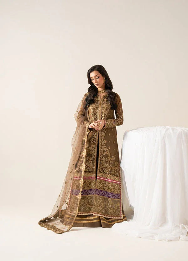 Maryum N Maria | Zaib Luxury |  Embroirdered Chiffon OLYMPE - FS50133 - Rang-e-Khaas