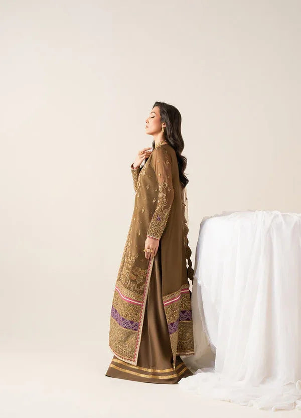 Maryum N Maria | Zaib Luxury |  Embroirdered Chiffon OLYMPE - FS50133 - Rang-e-Khaas