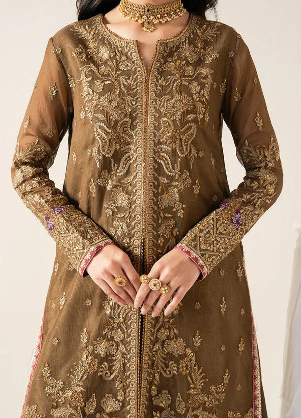 Maryum N Maria | Zaib Luxury |  Embroirdered Chiffon OLYMPE - FS50133 - Rang-e-Khaas
