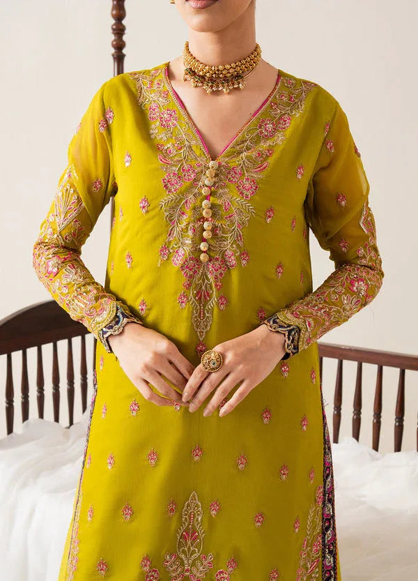 Maryum N Maria | Zaib Luxury |  Embroirdered Chiffon REINE - FS50134 - Rang-e-Khaas
