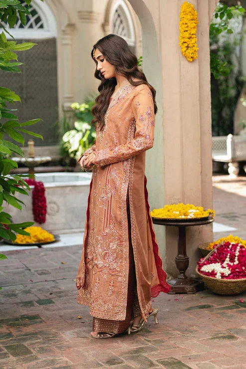 Maryum N Maria | Gulnaar Formals | 3 Piece Embroidered Chiffon VARVARA - FSU5651 - Rang-e-Khaas