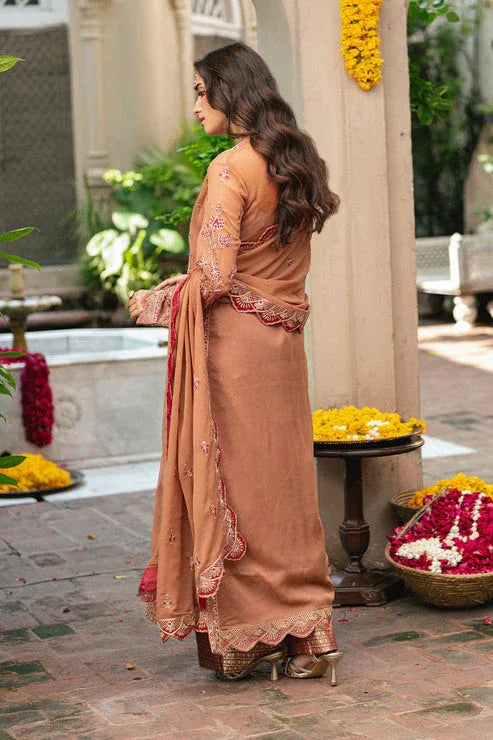 Maryum N Maria | Gulnaar Formals | 3 Piece Embroidered Chiffon VARVARA - FSU5651 - Rang-e-Khaas