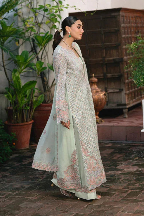 Maryum N Maria | Gulnaar Formals | 3 Piece Embroidered Chiffon TATIANA - FSU5652 - Rang-e-Khaas
