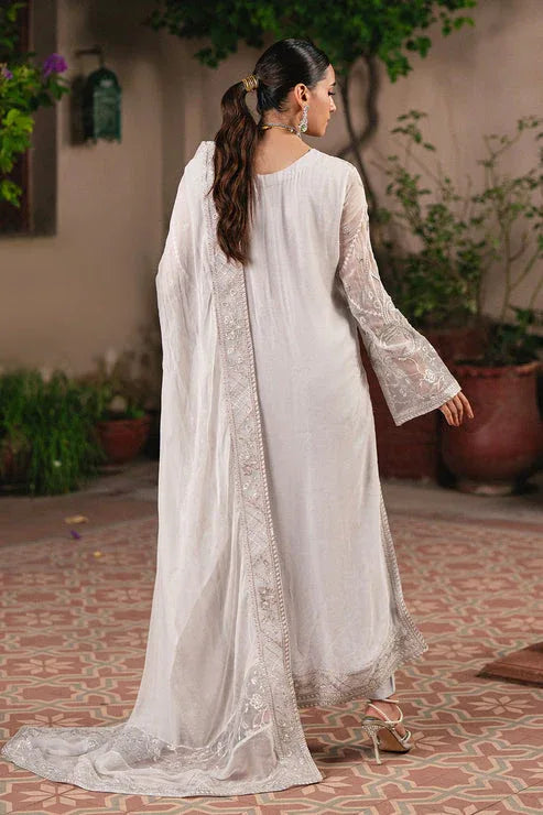 Maryum N Maria | Gulnaar Formals | 3 Piece Embroidered Chiffon FAINA - FSU5656 - Rang-e-Khaas