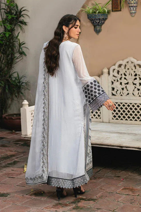 Maryum N Maria | Gulnaar Formals | 3 Piece Embroidered Chiffon LILIYA - FSU5657 - Rang-e-Khaas