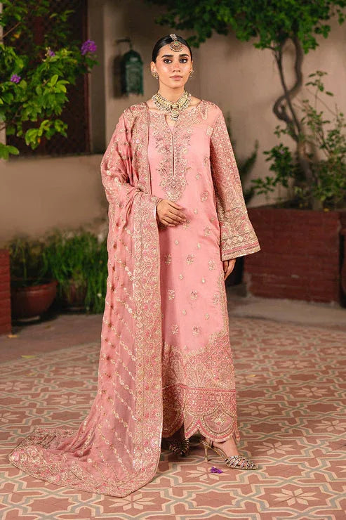 Maryum N Maria | Gulnaar Formals | 3 Piece Embroidered Chiffon SASHA - FSU5658 - Rang-e-Khaas