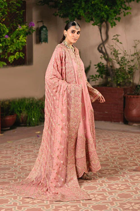 Maryum N Maria | Gulnaar Formals | 3 Piece Embroidered Chiffon SASHA - FSU5658 - Rang-e-Khaas