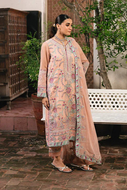 Maryum N Maria | Gulnaar Formals | 3 Piece Embroidered Chiffon ANYA - FSU5659 - Rang-e-Khaas