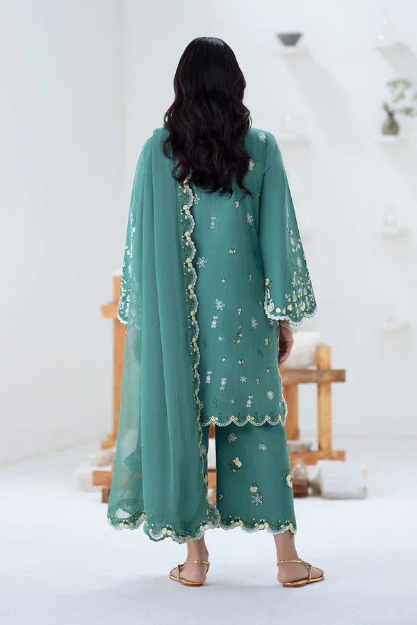 Maryum N Maria | Noore Winters 25 | 3 Piece Embroidered Khaddar TABANA - FSU5676 - Rang-e-Khaas