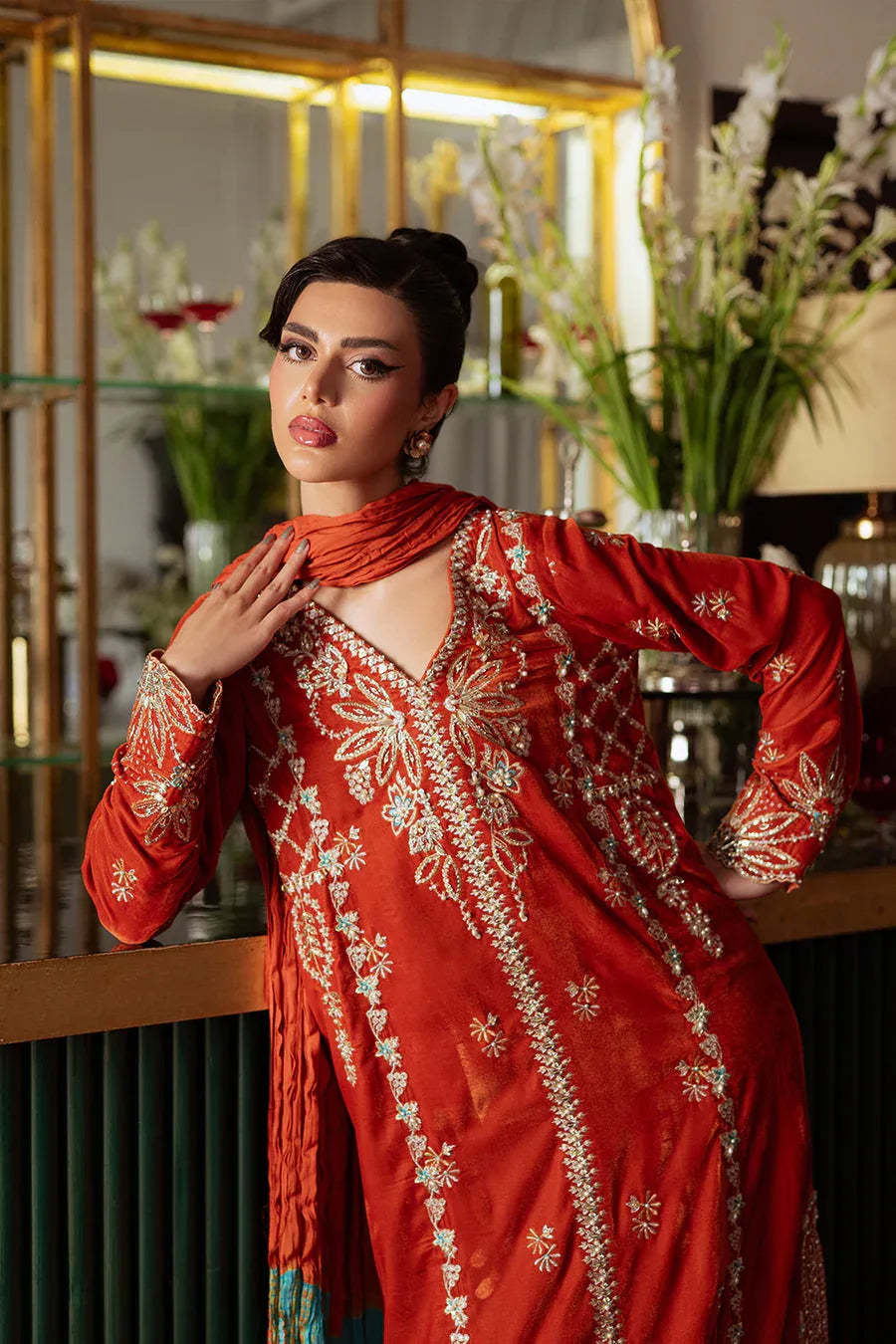 Saira Rizwan | Velvet Pret 25 | NEELAM-SRVP25-06 - Rang-e-Khaas