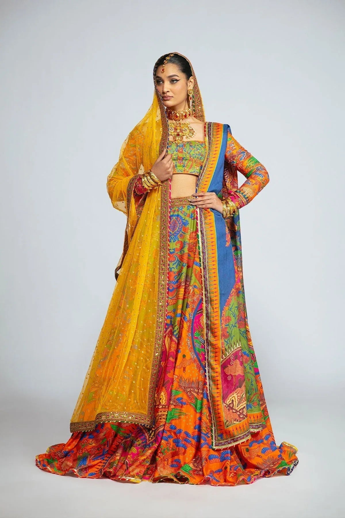 Fahad Hussayn | Tribalvention Formals | Sonaya - Rang-e-Khaas