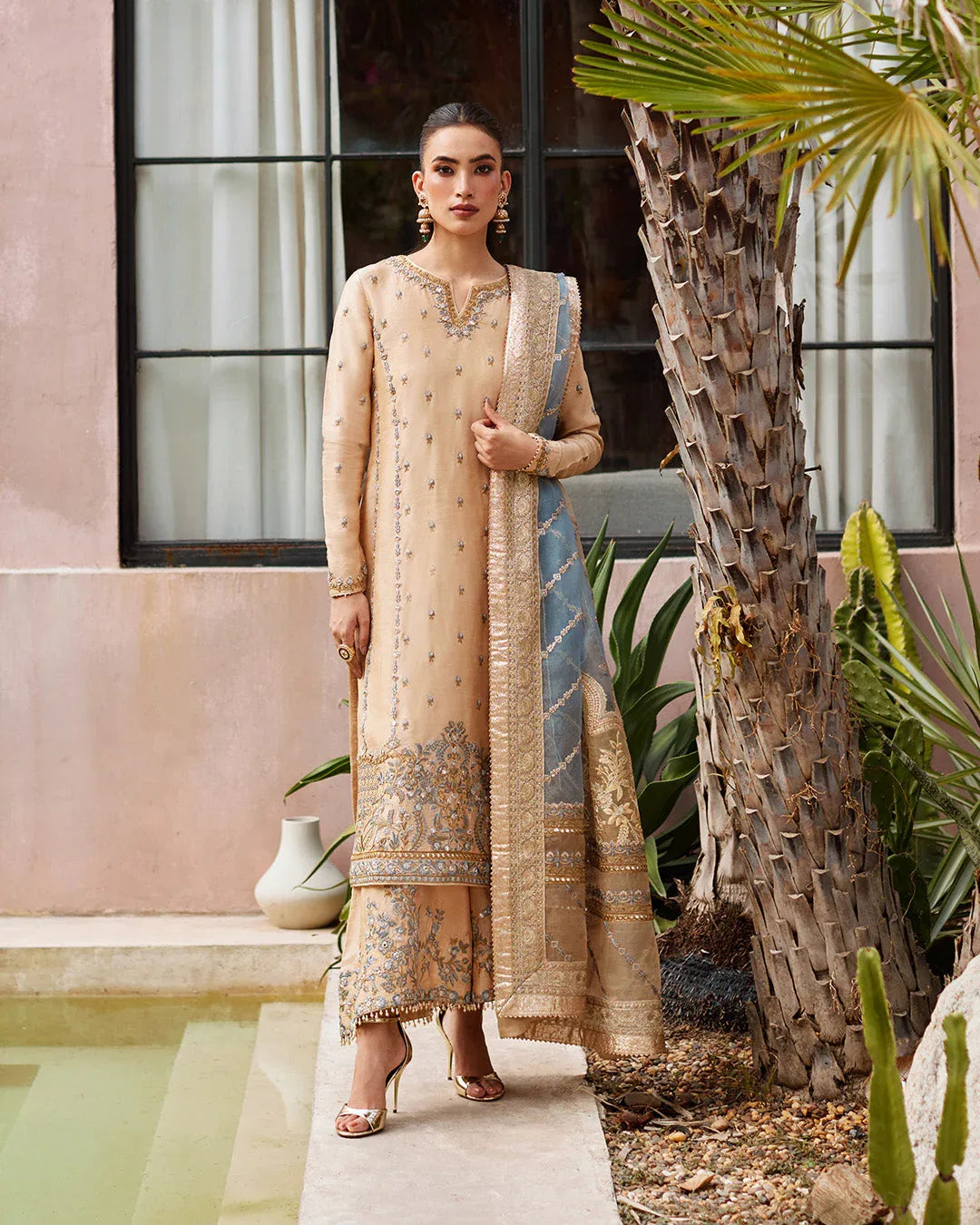 Faiza Saqlain | Aurnia Spring Festive Edit 24 | Yelena - Rang-e-Khaas