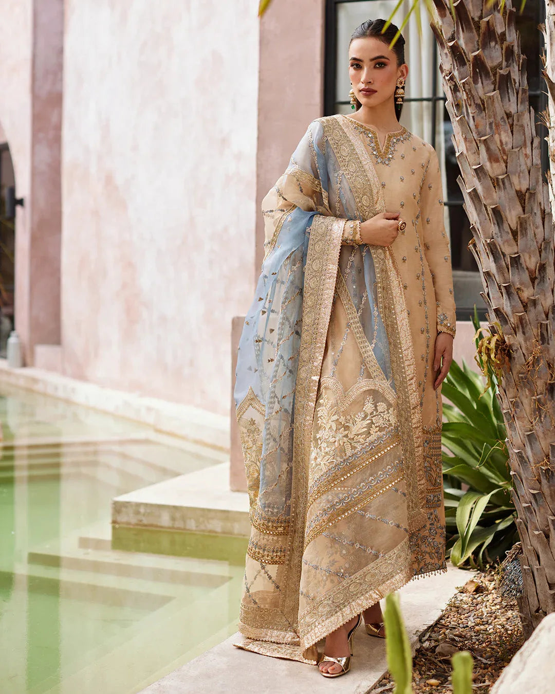 Faiza Saqlain | Aurnia Spring Festive Edit 24 | Yelena - Rang-e-Khaas