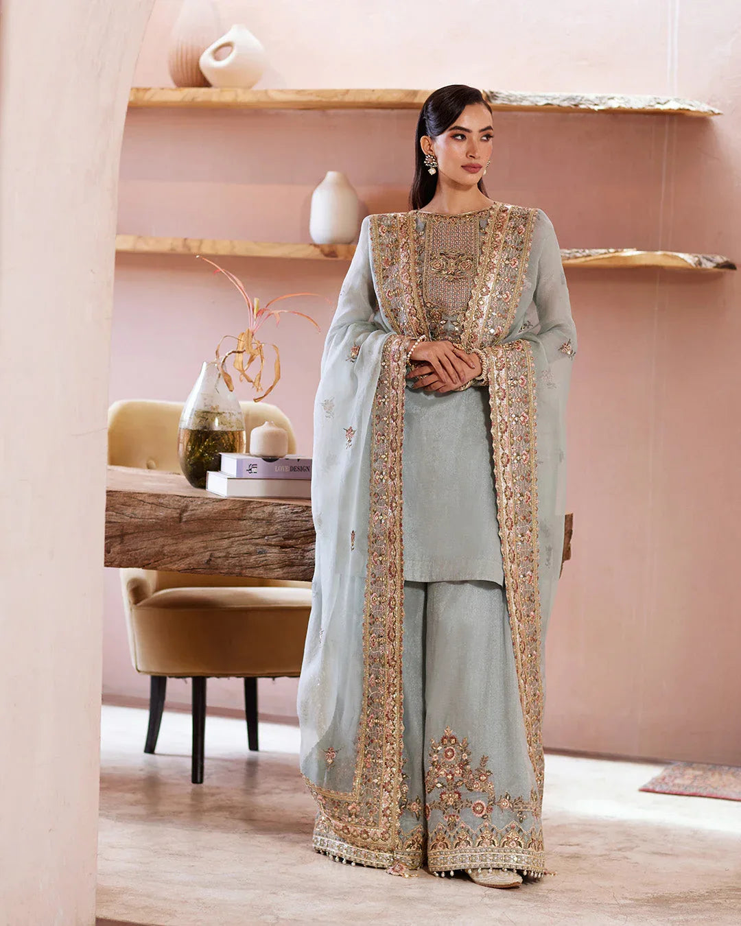Faiza Saqlain | Aurnia Spring Festive Edit 24 | Zaafia - Rang-e-Khaas