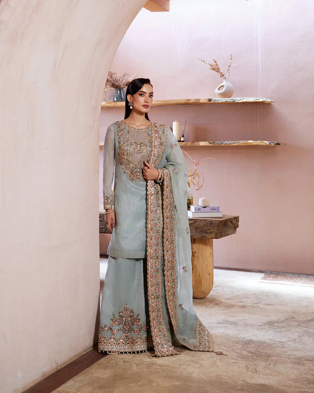 Faiza Saqlain | Aurnia Spring Festive Edit 24 | Zaafia - Rang-e-Khaas