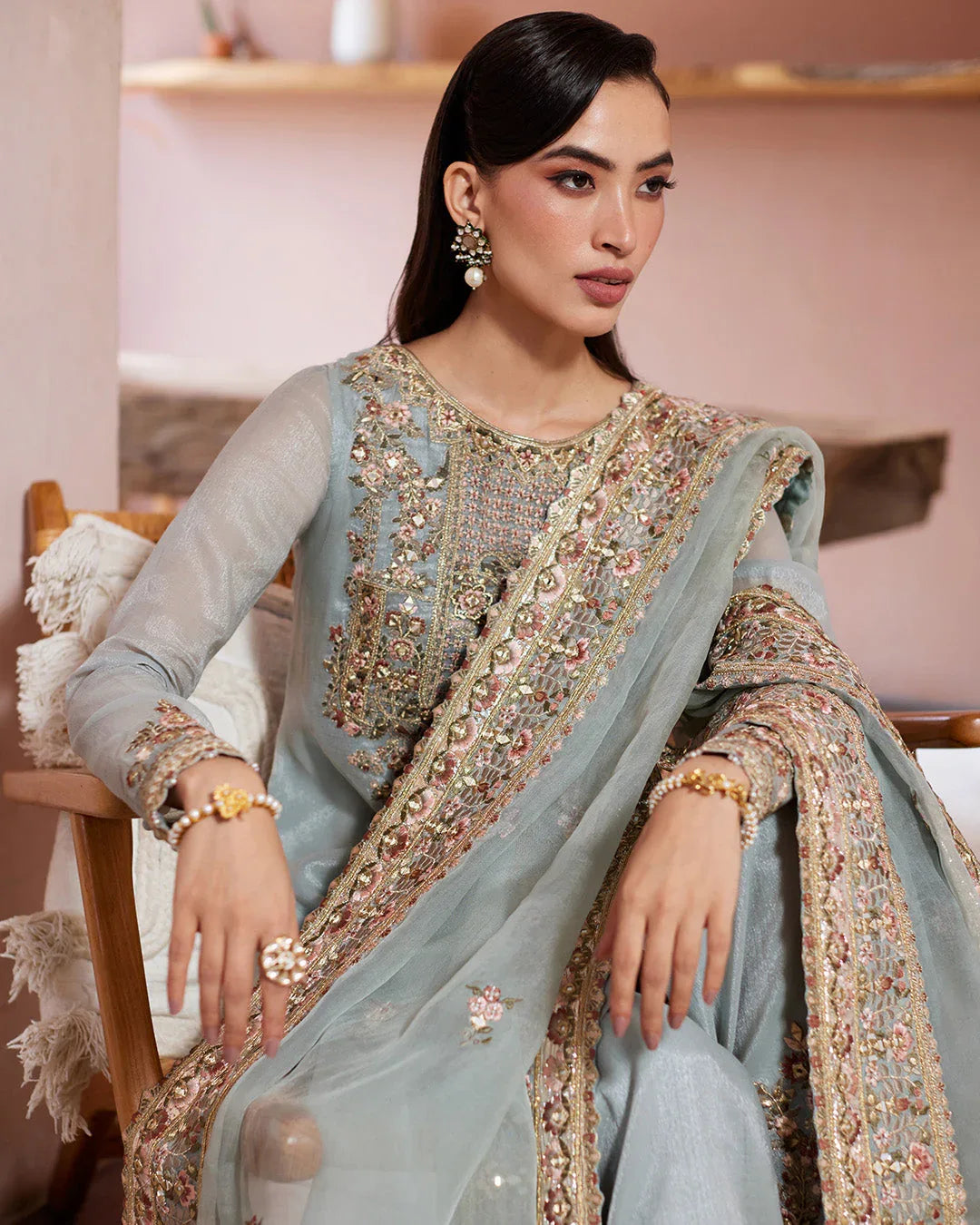 Faiza Saqlain | Aurnia Spring Festive Edit 24 | Zaafia - Rang-e-Khaas