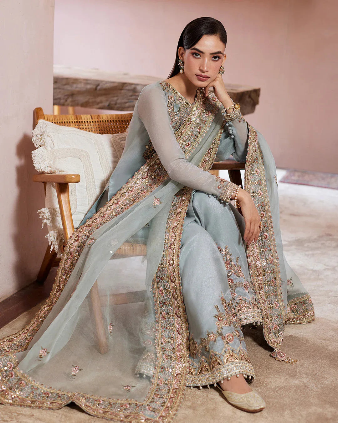 Faiza Saqlain | Aurnia Spring Festive Edit 24 | Zaafia - Rang-e-Khaas